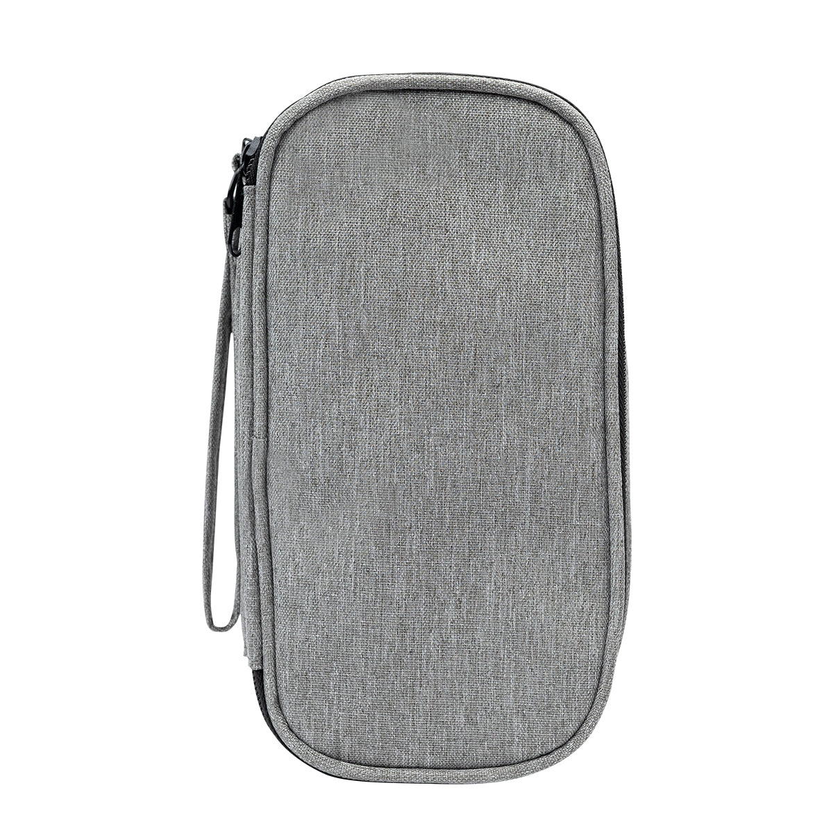 Tandem Tech Travel Organizer in Recycled PET - Gray - Back