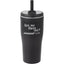 Tango Recycled Tumbler with Handle and Straw, 20 oz - Black - Front
