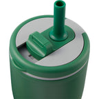 Tango Recycled Tumbler with Handle and Straw, 20 oz - Green - Detail 3