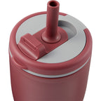 Tango Recycled Tumbler with Handle and Straw, 20 oz - Maroon - Detail 2