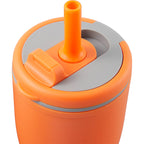 Tango Recycled Tumbler with Handle and Straw, 20 oz - Orange - Detail 2