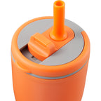 Tango Recycled Tumbler with Handle and Straw, 20 oz - Orange - Detail 3