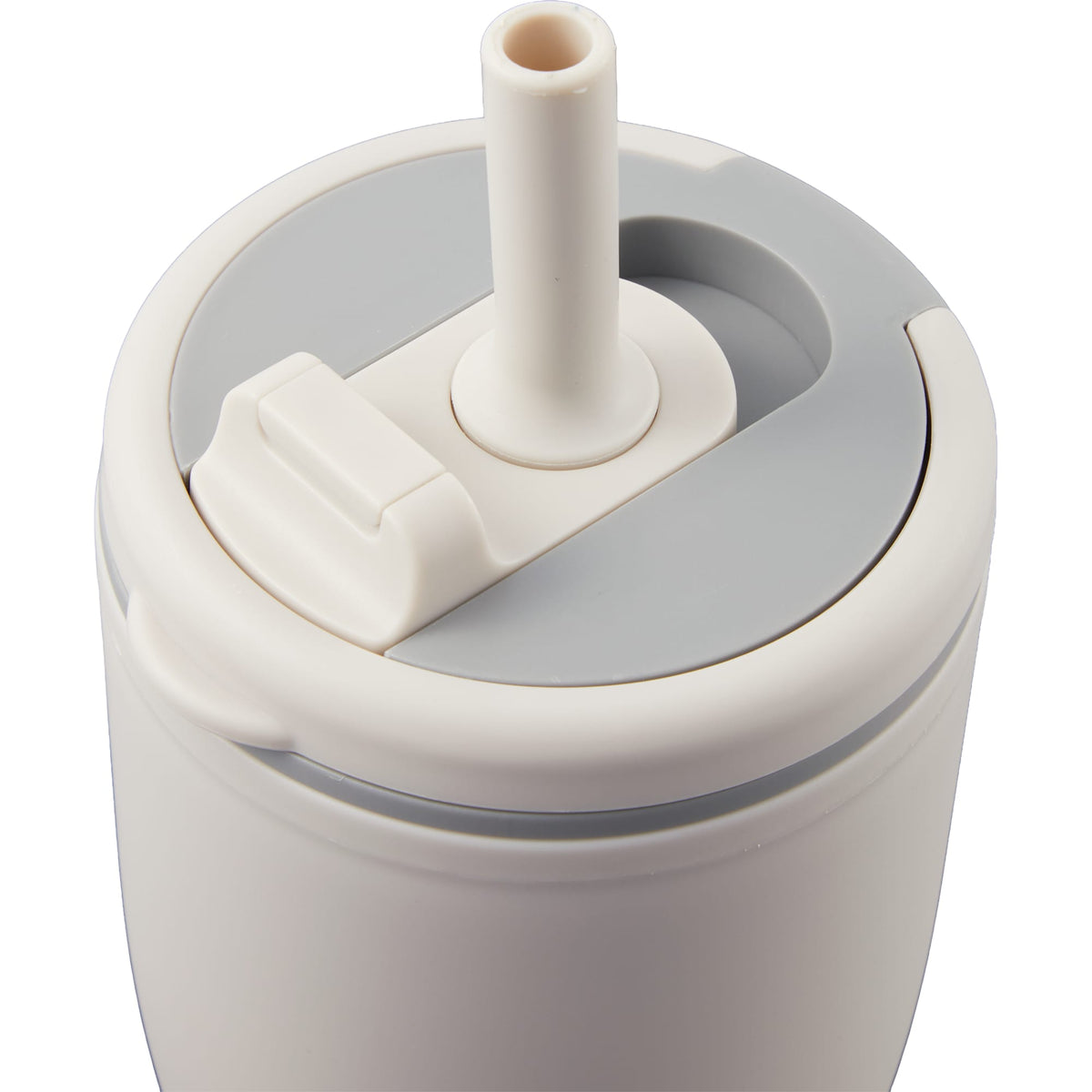 Tango Recycled Tumbler with Handle and Straw, 20 oz - Tan - Detail 2