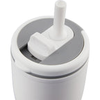 Tango Recycled Tumbler with Handle and Straw, 20 oz - White - Detail 2