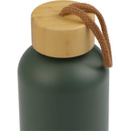 Tania Recycled Bottle with Bamboo Lid and Rope, 26 oz - Sage Green - Detail 2