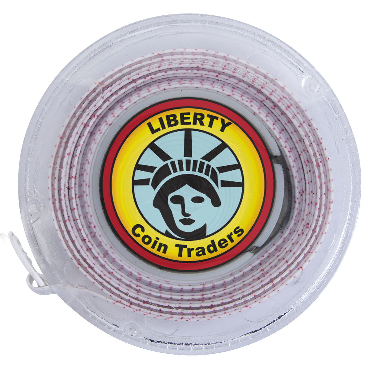 Tape-A-Matic Measure, Transparent - Clear With White - Full Color