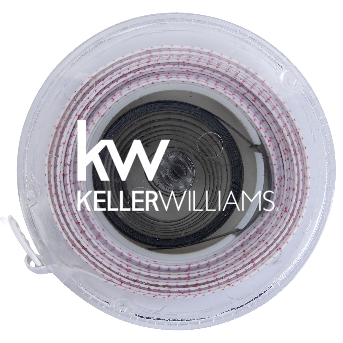 Tape-A-Matic Measure, Transparent - Clear With White - Silk Screen