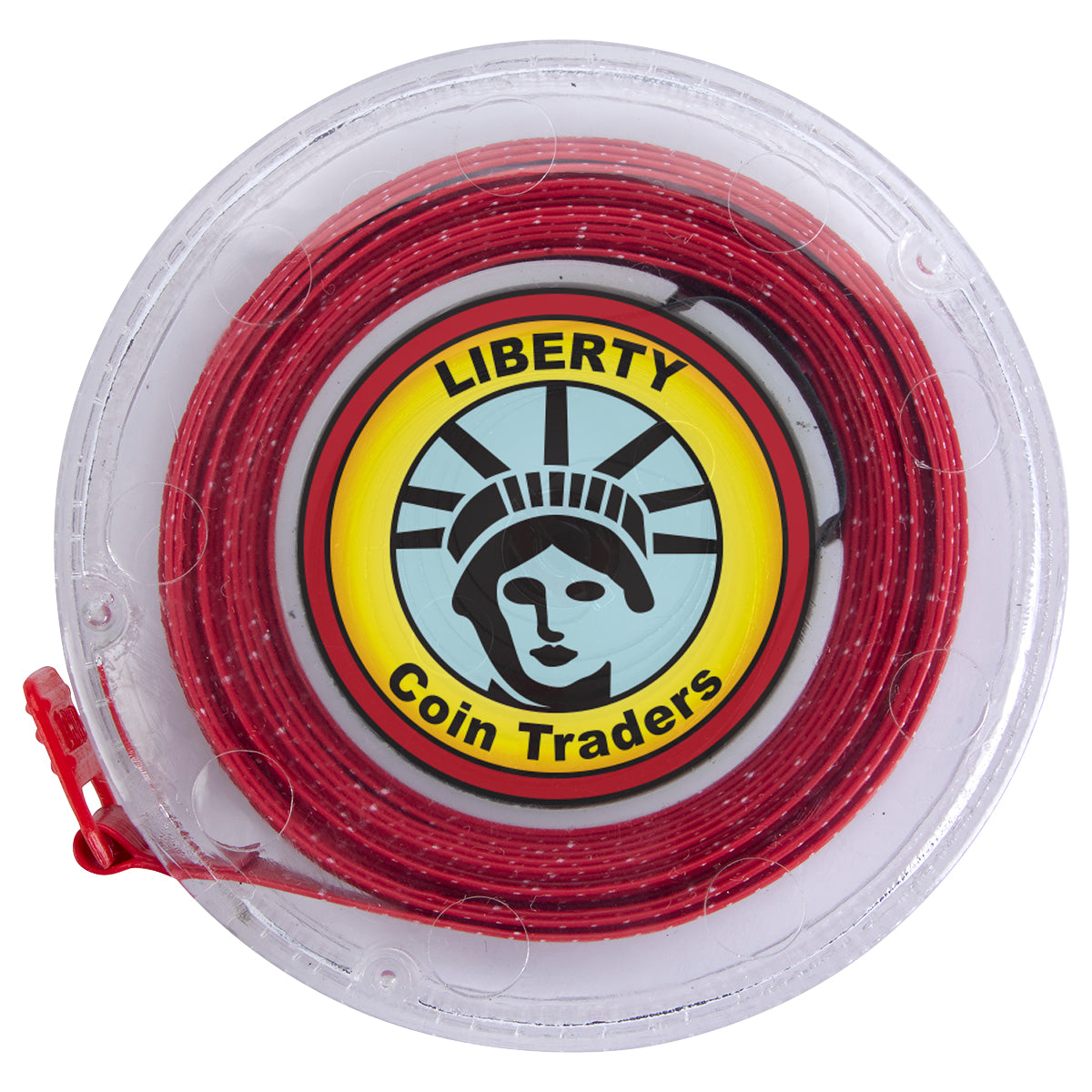 Tape-A-Matic Measure, Transparent - Red - Full Color