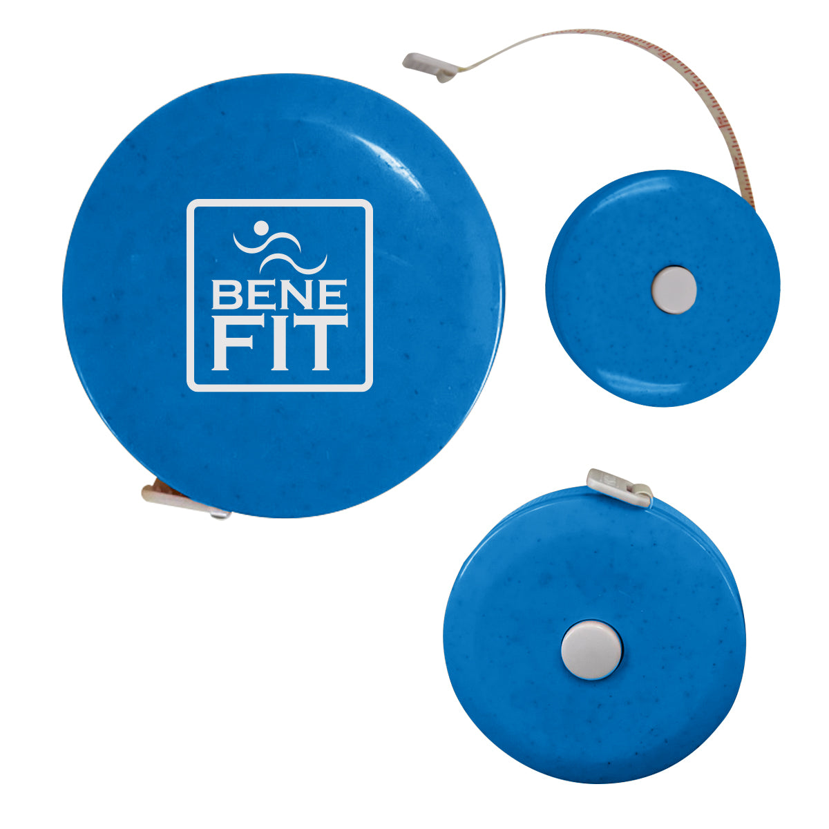Tape Measure, Harvest - Blue - Silk Screen