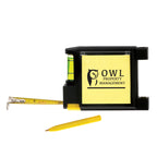 Tape Measure, Multi-Function - Black - Pad Print