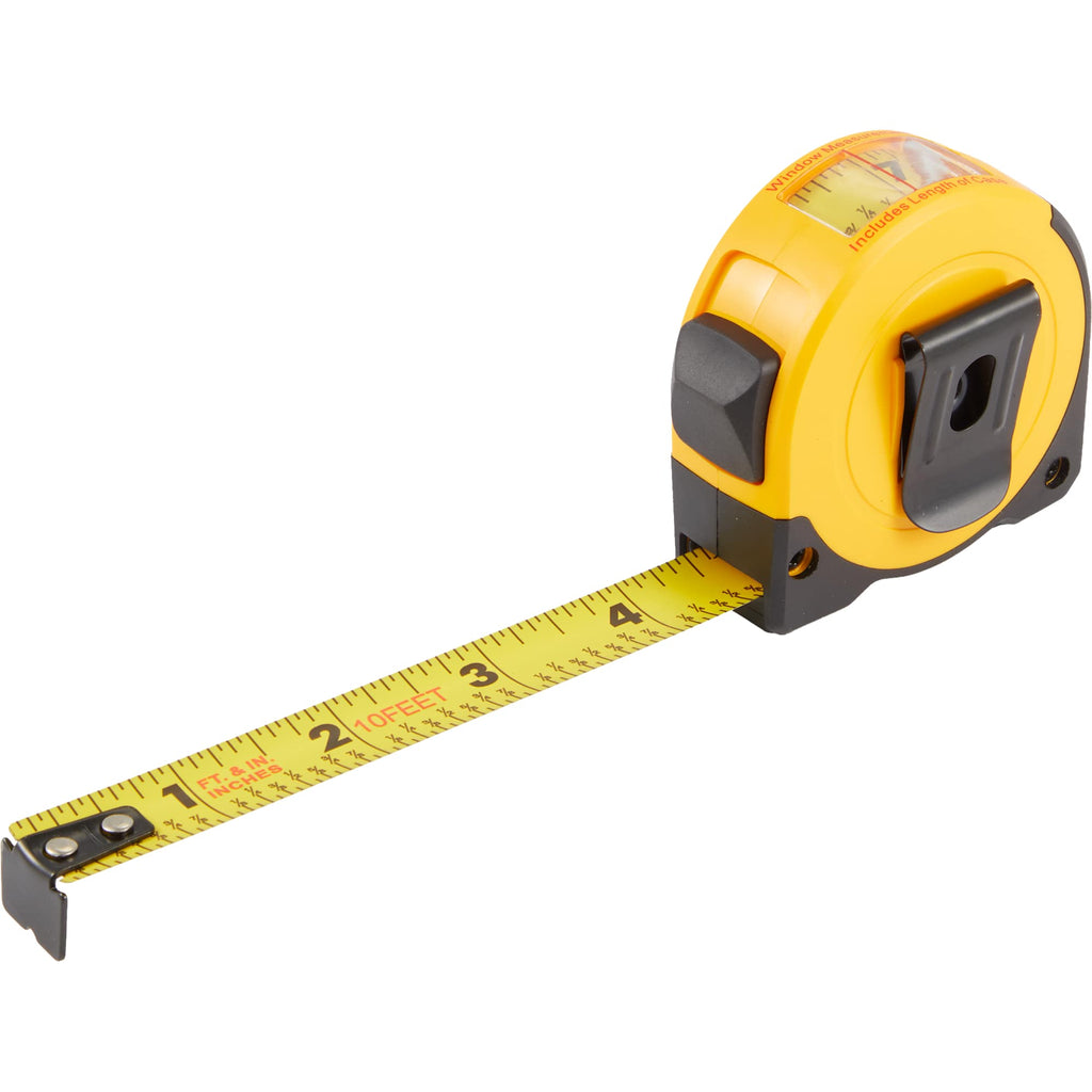 Tape Measure with Easy-Read Window, 10 ft - Black/Yellow - Detail 2