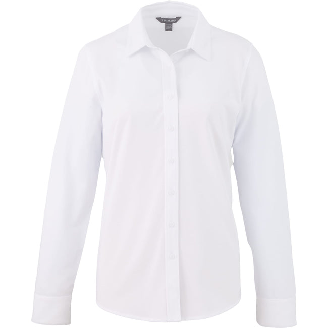 Tatra Long Sleeve Knit Dress Shirt with Recycled Polyester for Women Transfer