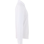 Tatra Long Sleeve Knit Dress Shirt with Recycled Polyester for Women Transfer - White - Right Side