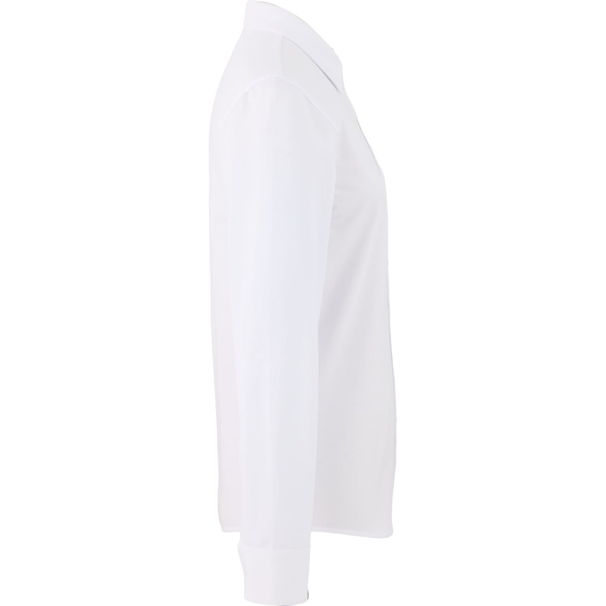 Tatra Long Sleeve Knit Dress Shirt with Recycled Polyester for Women Transfer - White - Right Side