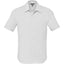 Tatra Short Sleeve Knit Dress Shirt with Recycled Polyester for Men Embroidery - White - Front