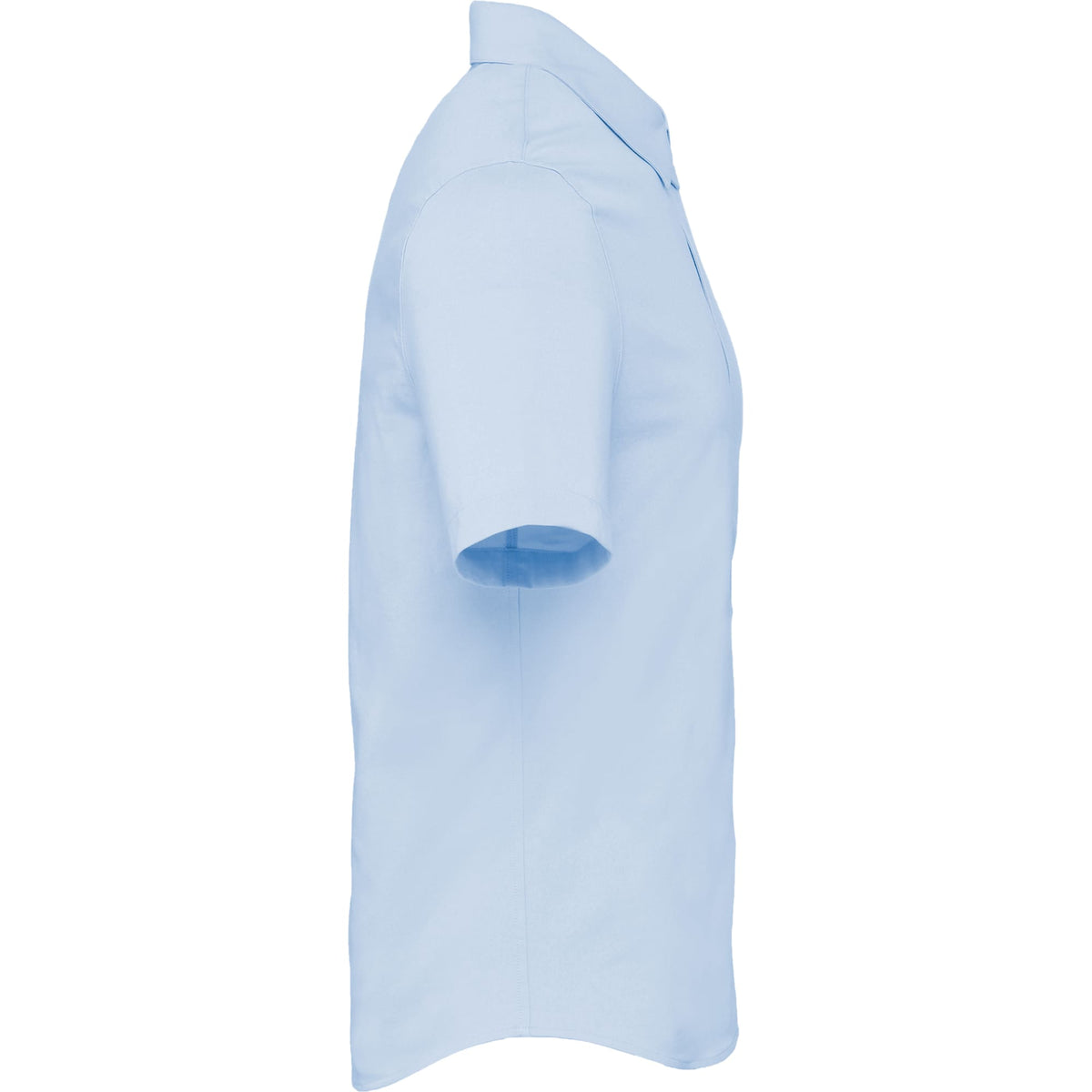 Tatra Short Sleeve Knit Dress Shirt with Recycled Polyester for Men Transfer - Frost Blue - Right Side