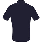 Tatra Short Sleeve Knit Dress Shirt with Recycled Polyester for Men Transfer - Navy - Back