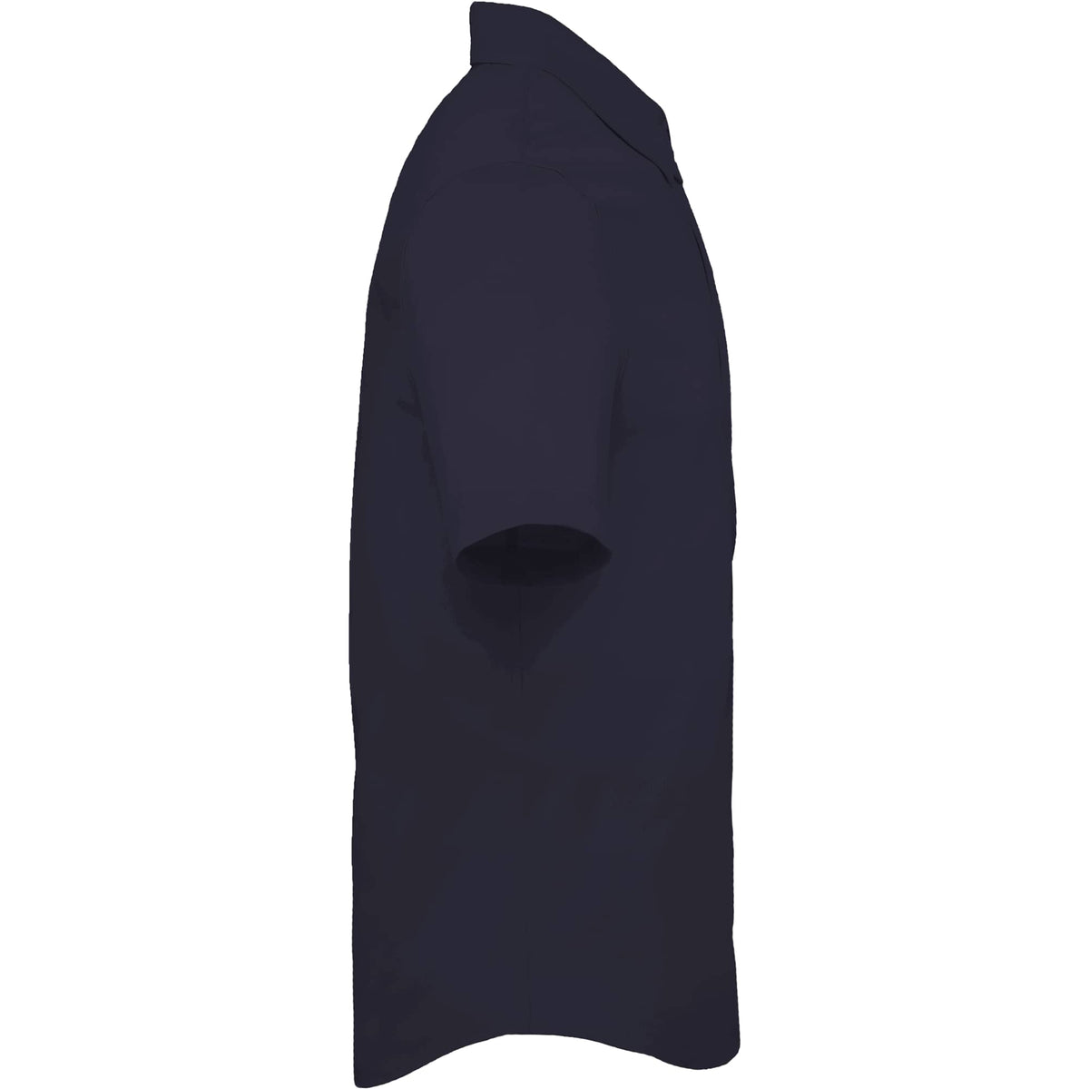 Tatra Short Sleeve Knit Dress Shirt with Recycled Polyester for Men Transfer - Navy - Right Side