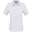 Tatra Short Sleeve Knit Dress Shirt with Recycled Polyester for Women Embroidery - White - Front
