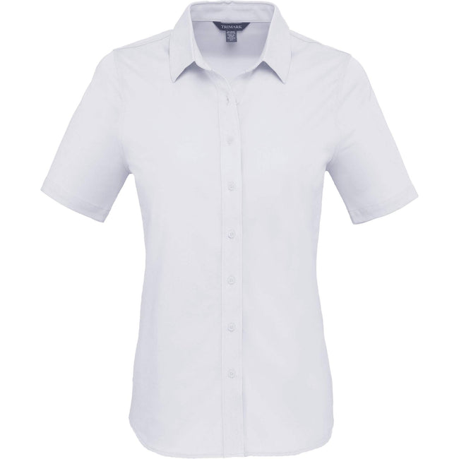 Tatra Short Sleeve Knit Dress Shirt with Recycled Polyester for Women Embroidery