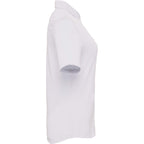 Tatra Short Sleeve Knit Dress Shirt with Recycled Polyester for Women Transfer - White - Right Side