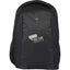 Taylor Recycled Ripstop Backpack with AirTag Pocket, 15 Inch Embroidery - Black - Front