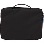 Tech Organizer Case with Grab Handle, Recycled Transfer - Black - Back