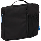 Tech Organizer Case with Grab Handle, Recycled Transfer - Black - Right Angle