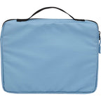 Tech Organizer Case with Grab Handle, Recycled Transfer - Blue - Back