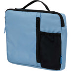 Tech Organizer Case with Grab Handle, Recycled Transfer - Blue - Left Angle