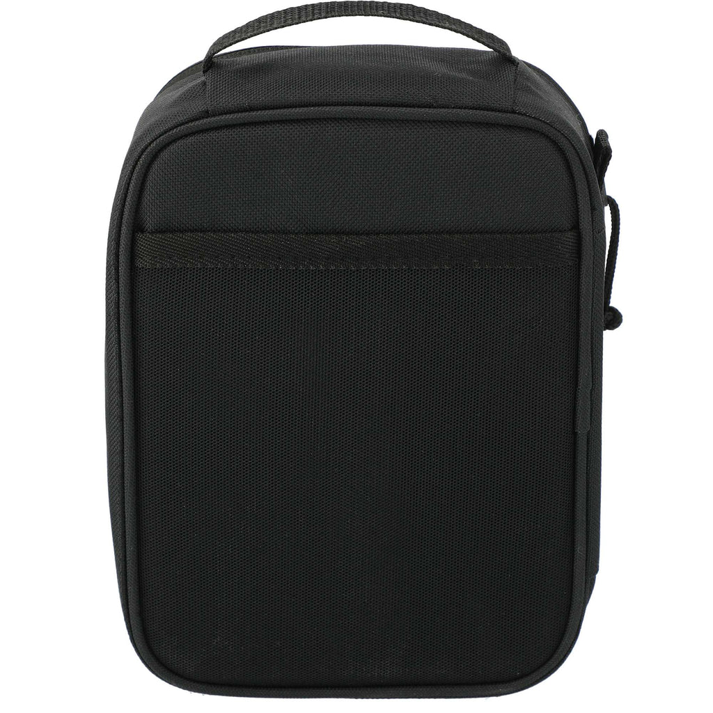 Tech Organizer with Cable Loops in Recycled PET - Black - Back