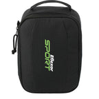 Tech Organizer with Cable Loops in Recycled PET - Black - Front