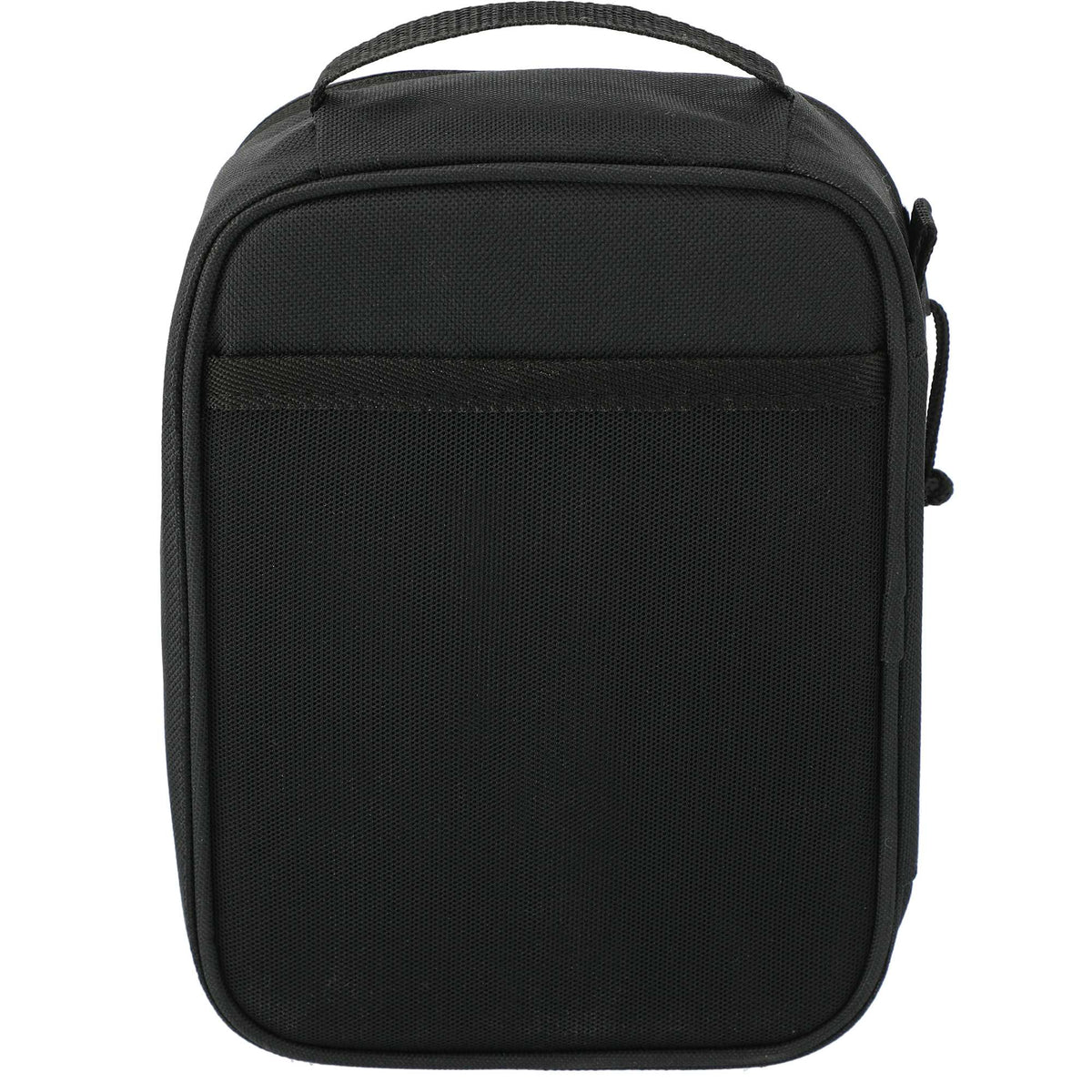 Tech Organizer with Cable Loops in Recycled PET Full Color - Black - Back