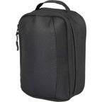 Tech Organizer with Cable Loops in Recycled PET Full Color - Black - Left Angle 2