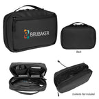 Tech Pouch with Easy Cord Access, Recycled PET
