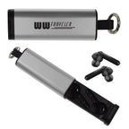 Tech Support Wireless Earbuds and Phone Stand Full Color - Silver - Silk Screen