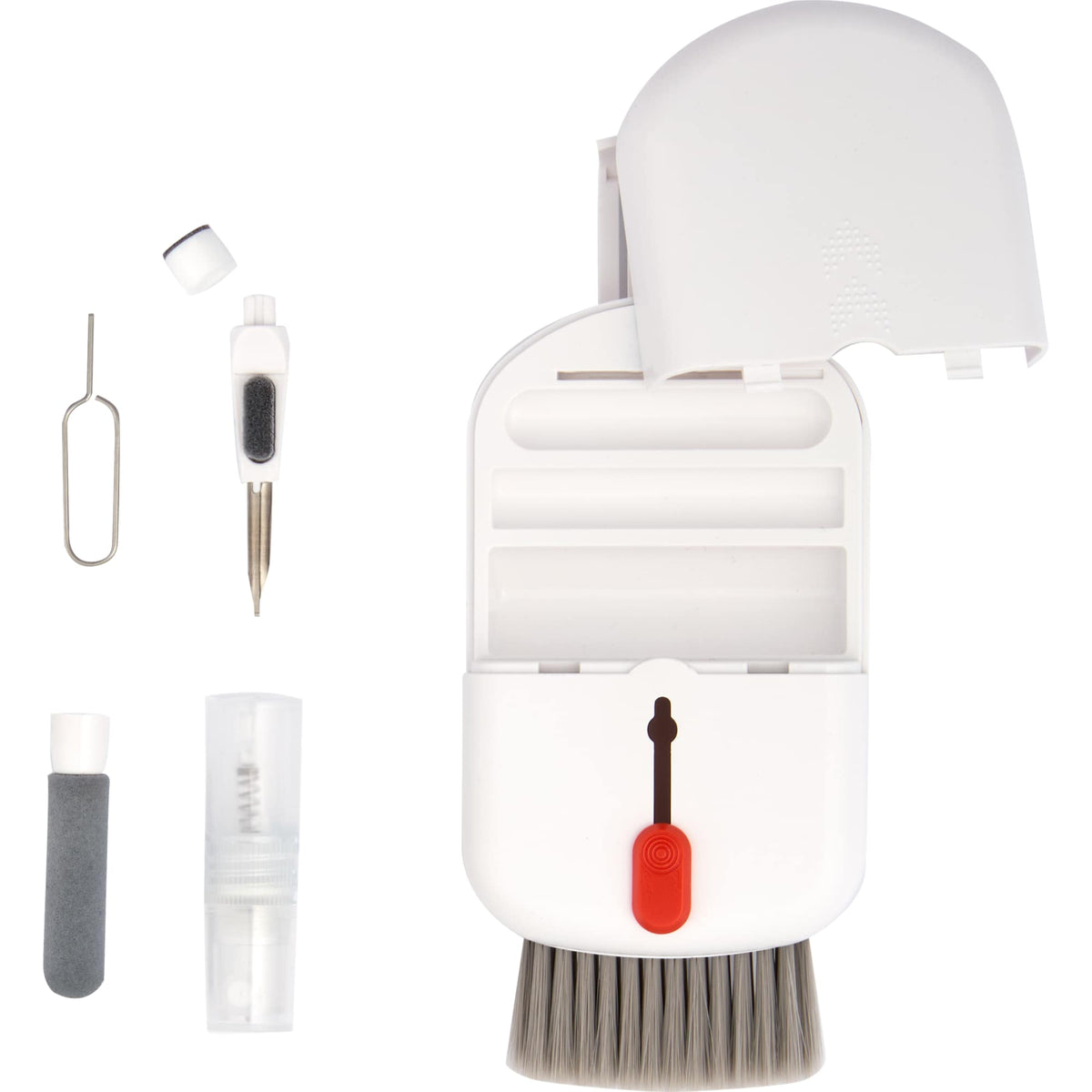 Tech Wipe Electronics Cleaning Kit, 10 in 1 - White - Components