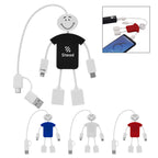 Techmate Charging Cable and USB Hub, Three-Way