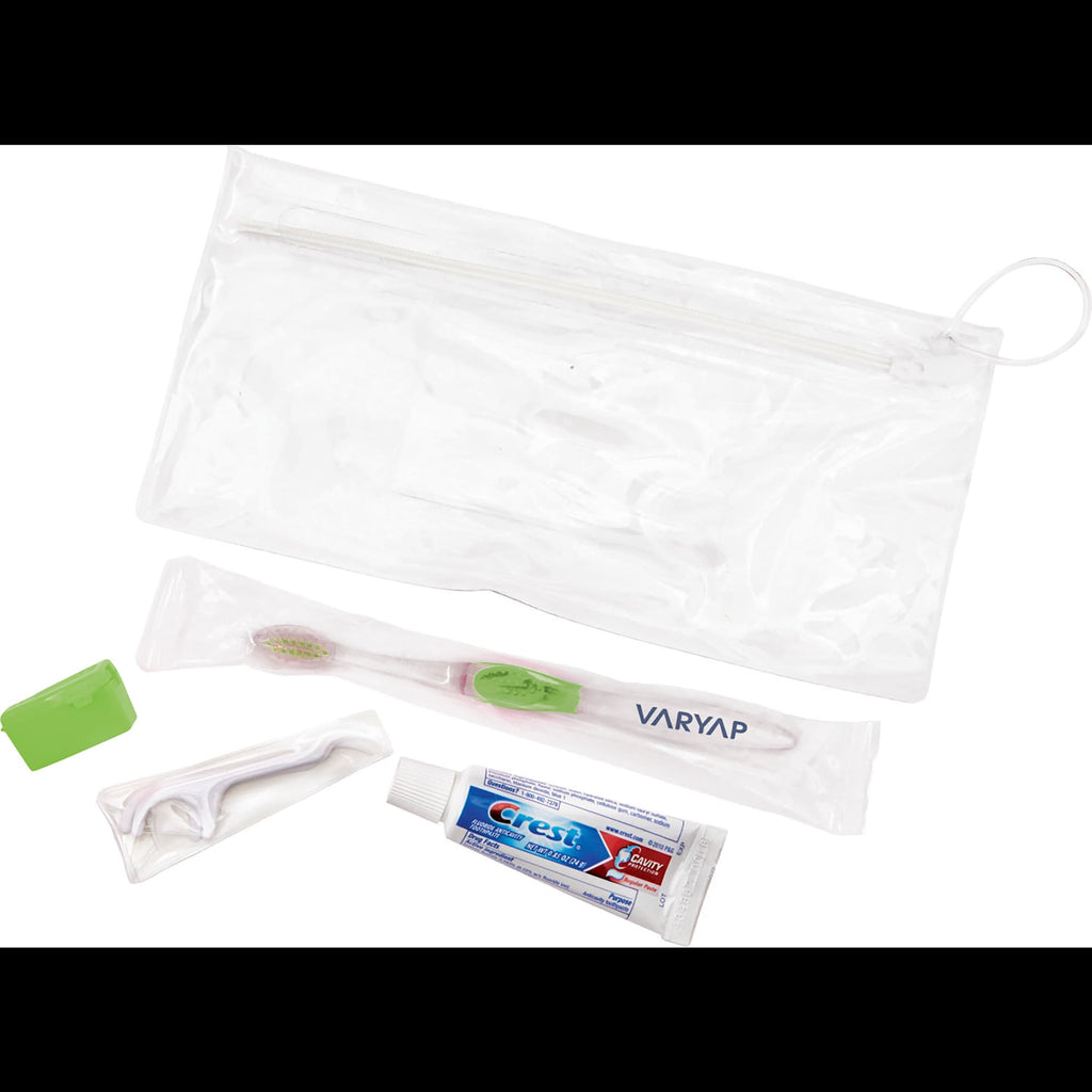 Teen Dental Care Kit with Crest Toothpaste, 5 Pieces - Lime - Left Angle