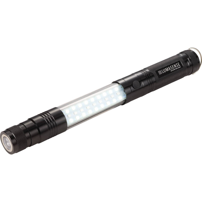 Telescopic Magnetic Work Light with COB and Red LED Laser Engraving