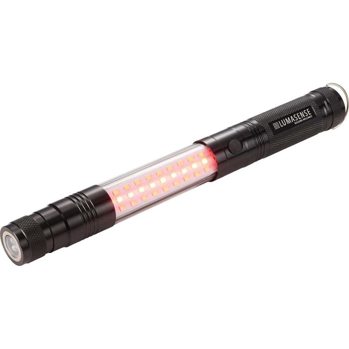 Telescopic Magnetic Work Light with COB and Red LED Laser Engraving - Black - Photo 2