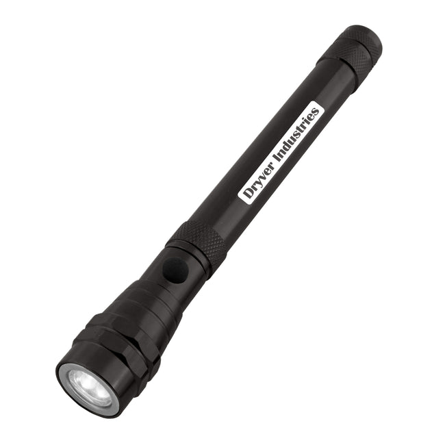 Telescopic Rechargeable Flashlight with Magnet, Recycled Aluminum