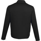 Telica Brushed Back Recycled Fleece Jacket for Men Debossing - Black - Back