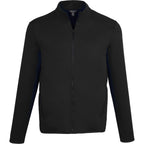 Telica Brushed Back Recycled Fleece Jacket for Men Debossing - Black - Front