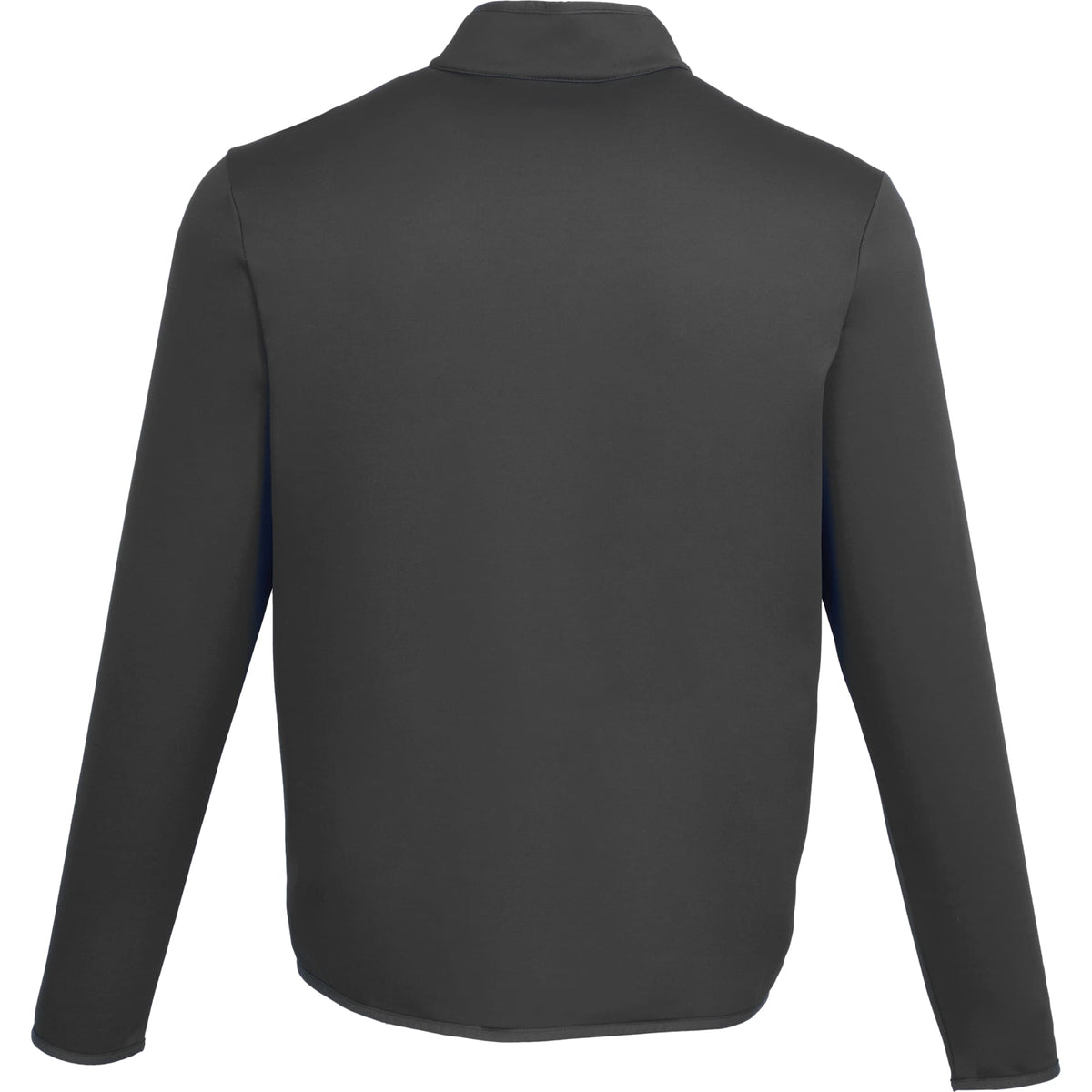 Telica Brushed Back Recycled Fleece Jacket for Men Debossing - Grey Smoke - Back