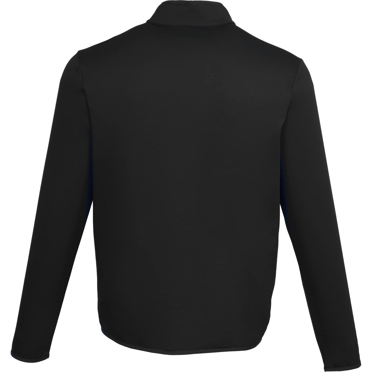 Telica Brushed Back Recycled Fleece Jacket for Men Laser Engraving - Black - Back