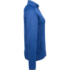 Telica Brushed Back Recycled Fleece Jacket for Women Debossing - River Blue - Right Side