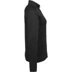 Telica Brushed Back Recycled Fleece Jacket for Women Embroidery - Black - Right Side