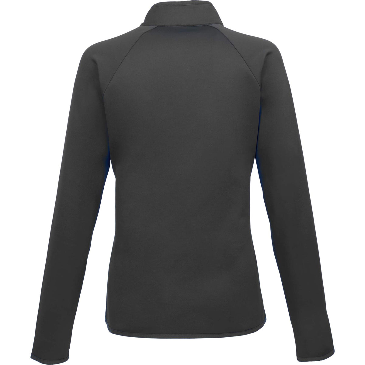 Telica Brushed Back Recycled Fleece Jacket for Women Embroidery - Grey Smoke - Back
