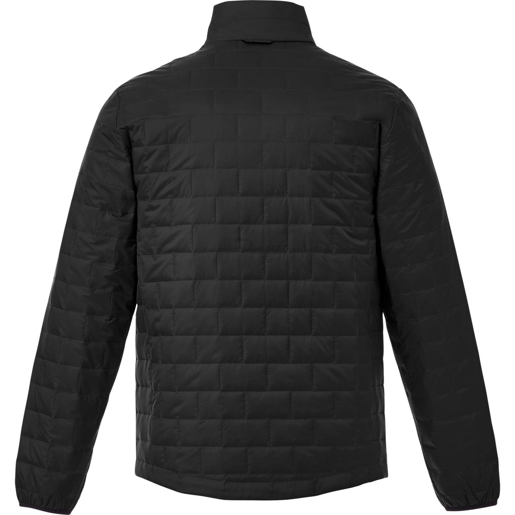 Telluride Packable Puffer Jacket for Men Embroidery - Black - Back
